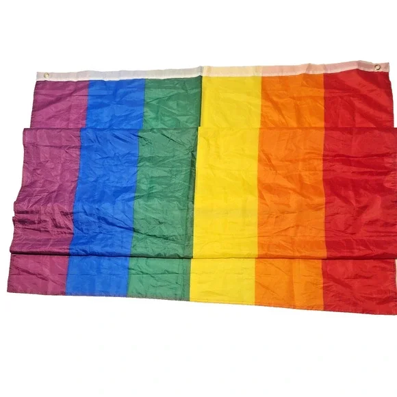 ANLEY Rainbow LGBTQ Gay Lesbian Pride Outdoor Flag 3 x 5 ft. 100% Polyester - Picture 2 of 4